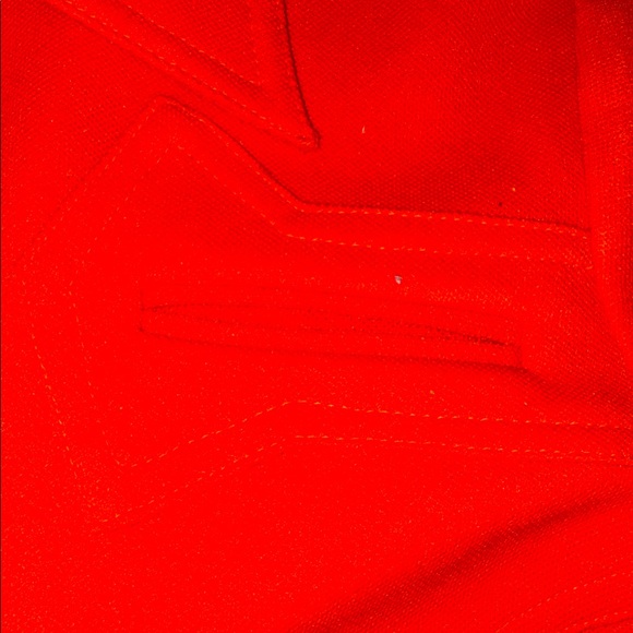 Vibrant Red Casual Button Down Shirt 60s 70s small - Picture 5 of 7